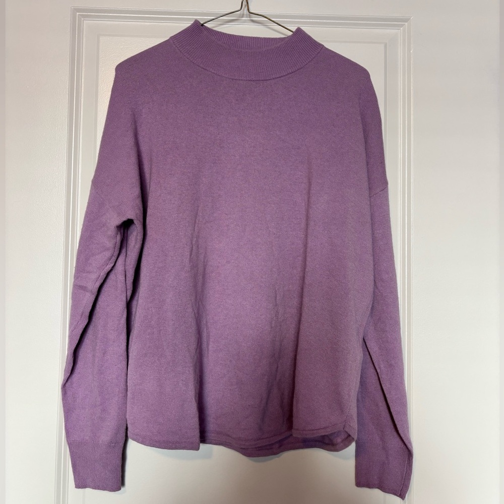 Purple Madewell Crewneck Sweater Medium